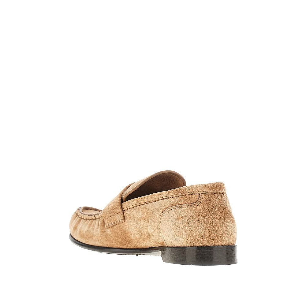 JIMMY CHOO Ellis' suede leather loafers