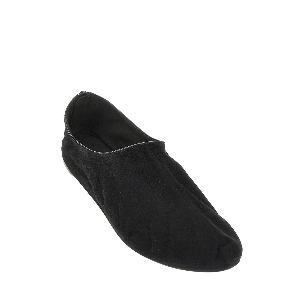 THE ROW Stellene' suede leather slippers