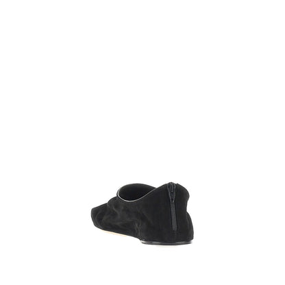 THE ROW Stellene' suede leather slippers