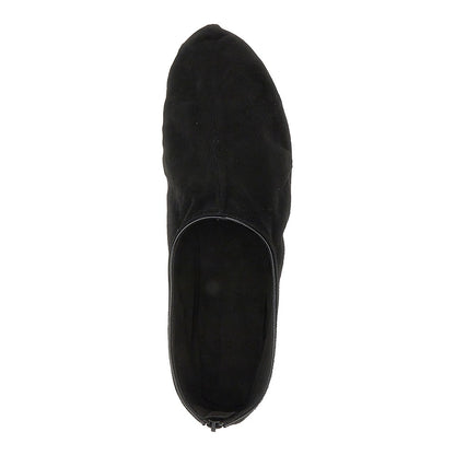THE ROW Stellene' suede leather slippers