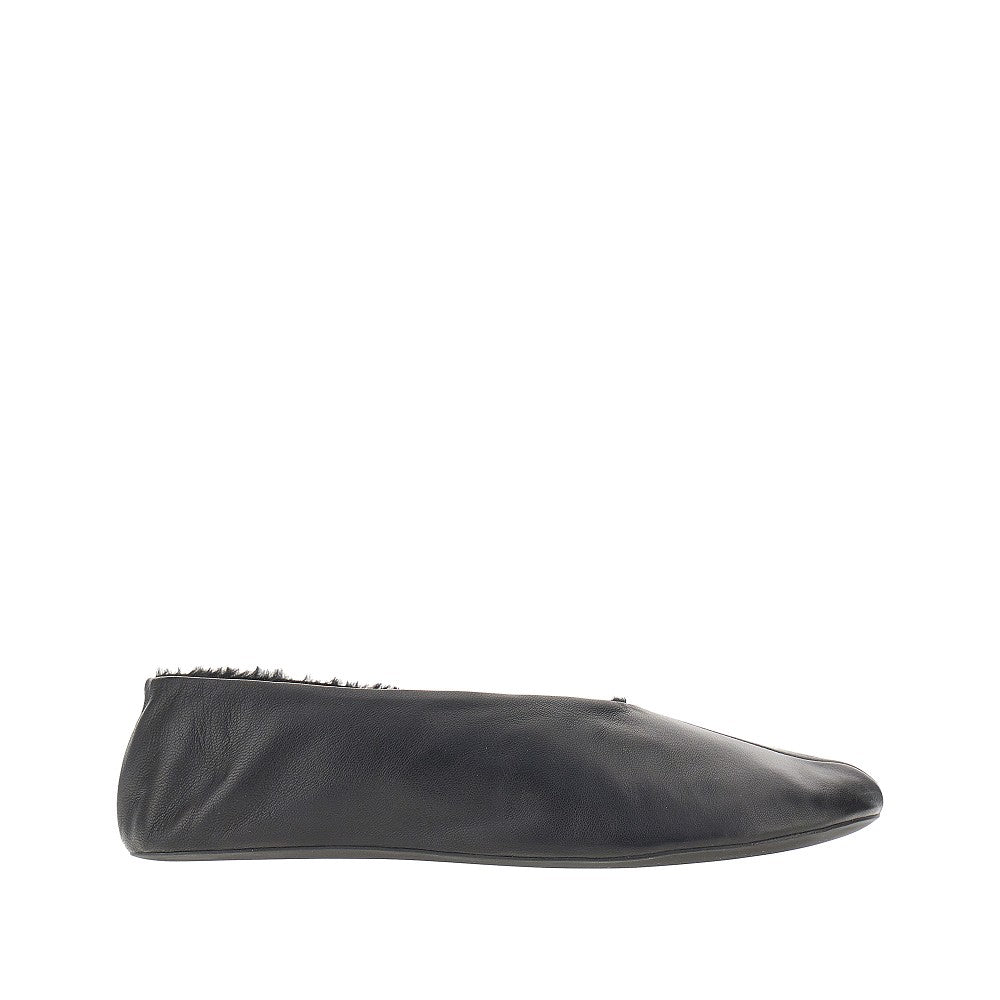 THE ROW Stella' nappa leather slip-on shoes