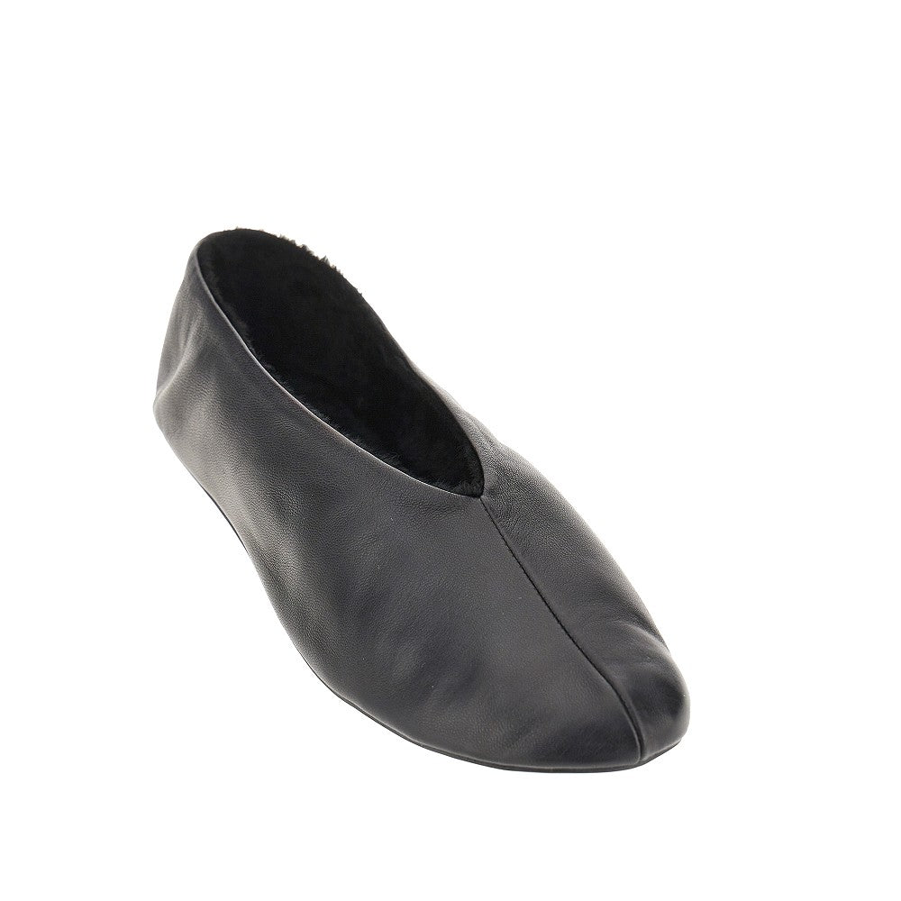 THE ROW Stella' nappa leather slip-on shoes