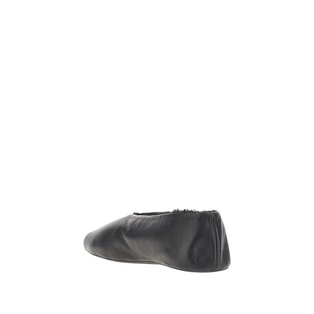 THE ROW Stella' nappa leather slip-on shoes