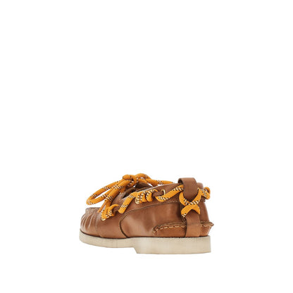 GOLDEN GOOSE Leather boat shoes