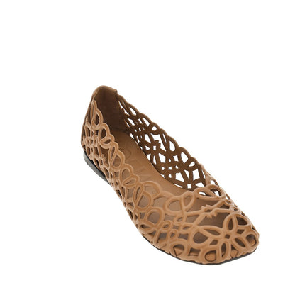 LOEWE Petal Anagram' leather ballet flats