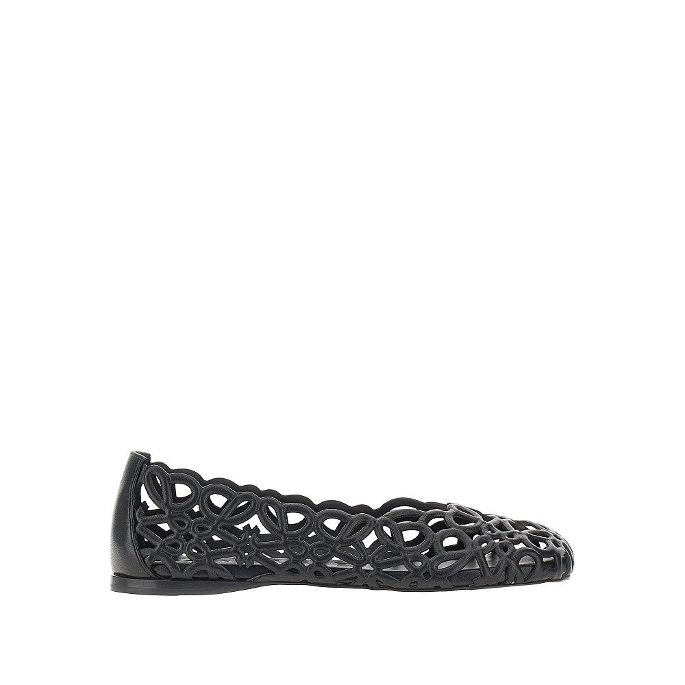 LOEWE Petal Anagram' leather ballet flats