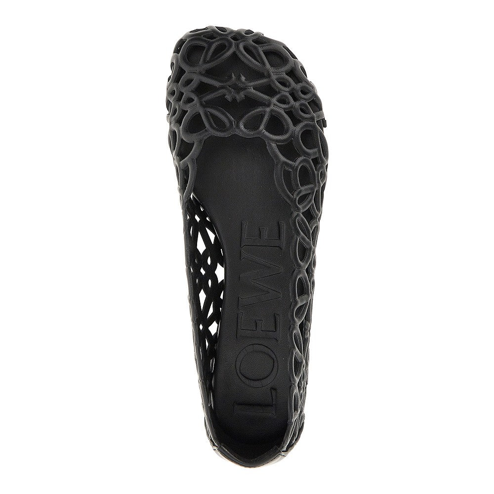 LOEWE Petal Anagram' leather ballet flats