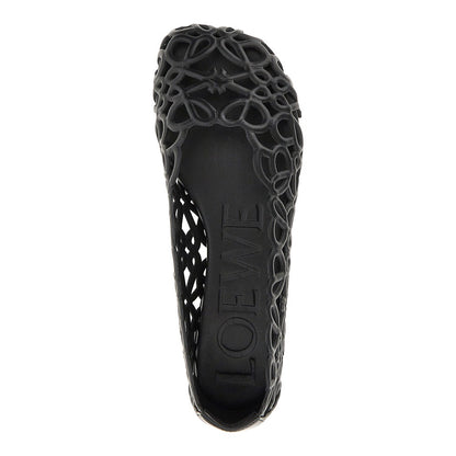 LOEWE Petal Anagram' leather ballet flats