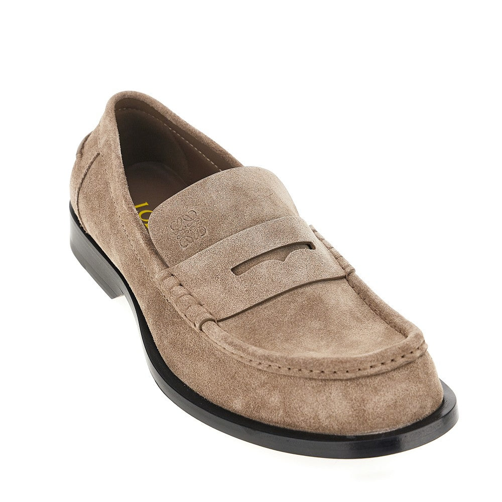 LOEWE Bobine' suede leather loafers