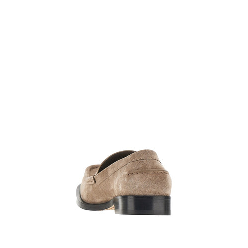 LOEWE Bobine' suede leather loafers