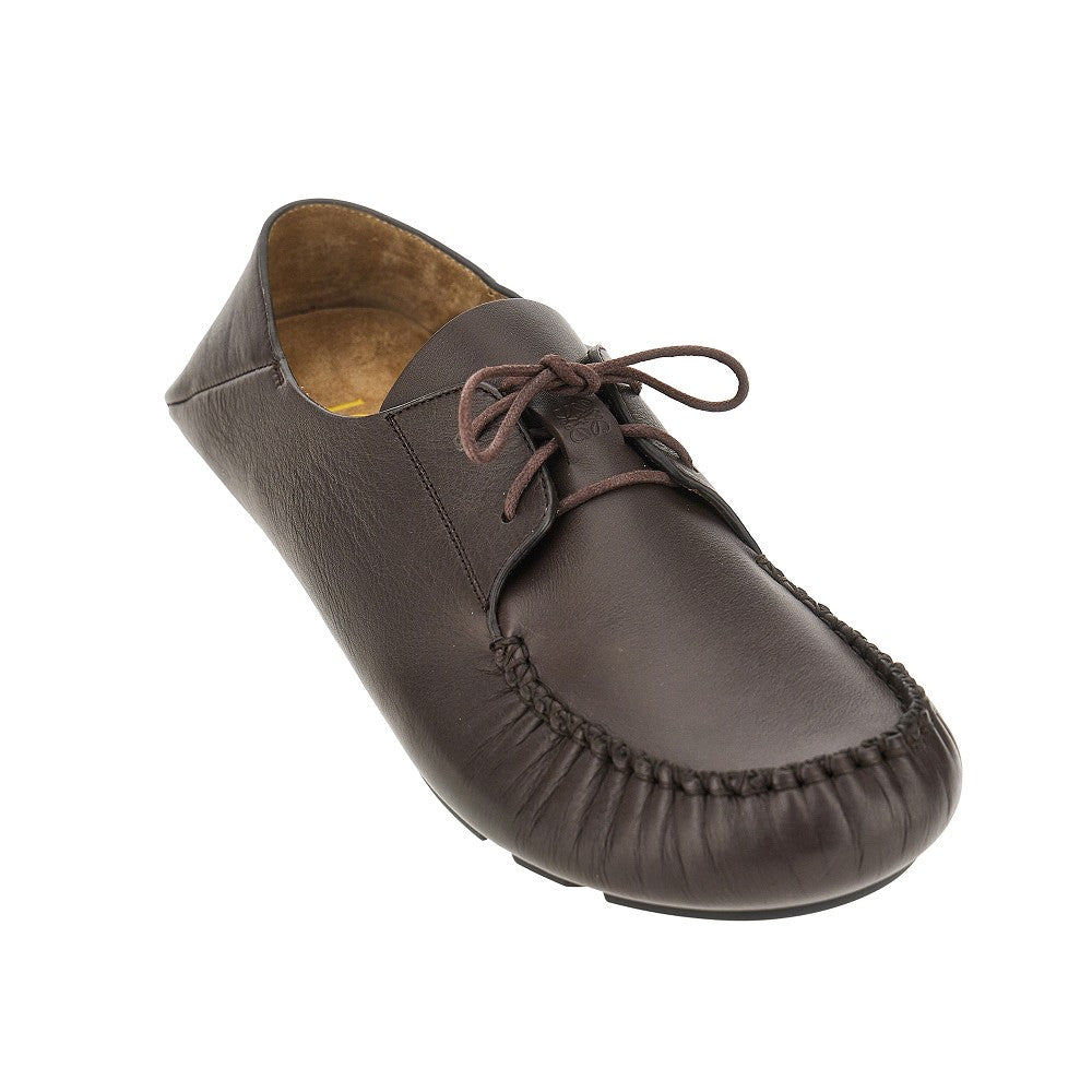 LOEWE Rambla' leather boat shoes