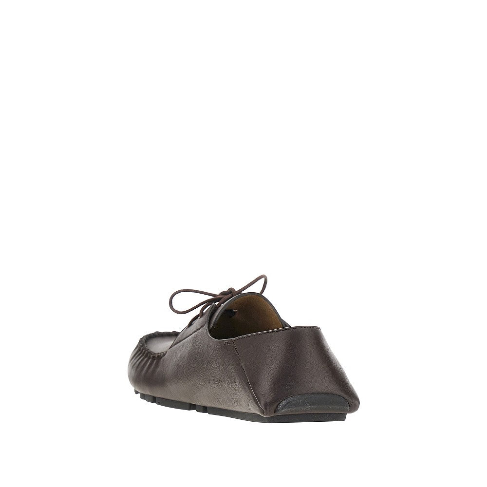 LOEWE Rambla' leather boat shoes