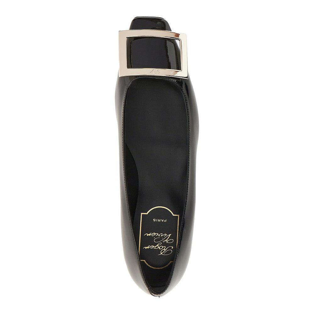 ROGER VIVIER Trompette' patent leather ballet flats