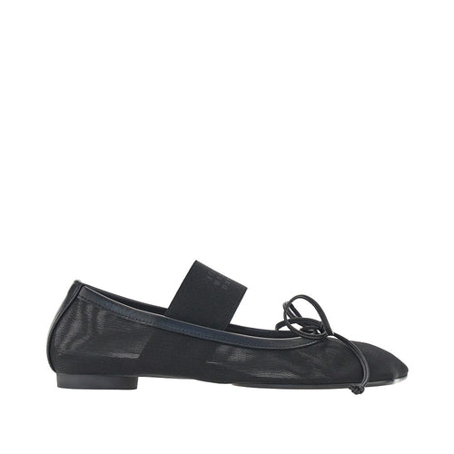 MM6 Maison Margiela 'Numeric Anatomic' mesh ballerinas
