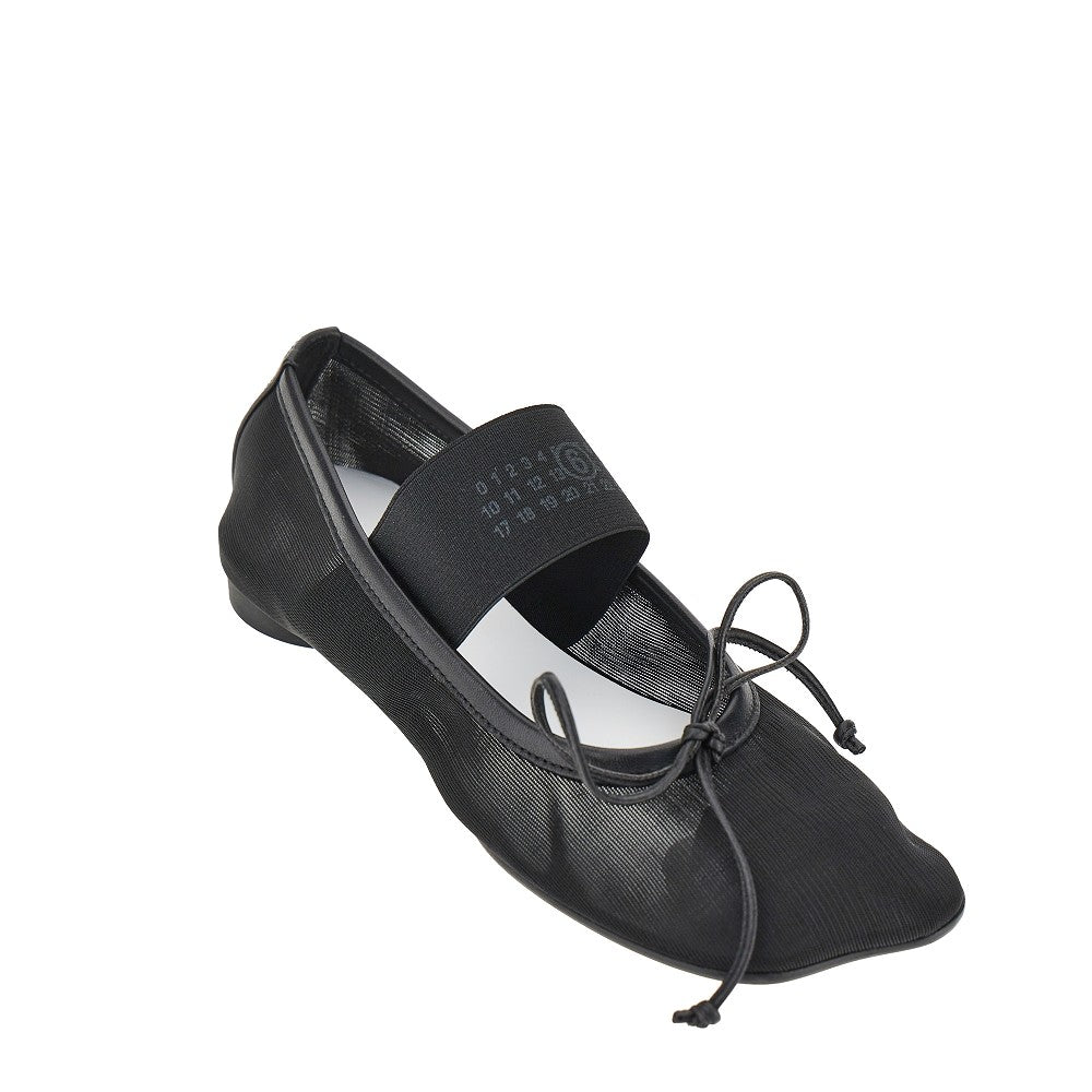 MM6 Maison Margiela 'Numeric Anatomic' mesh ballerinas