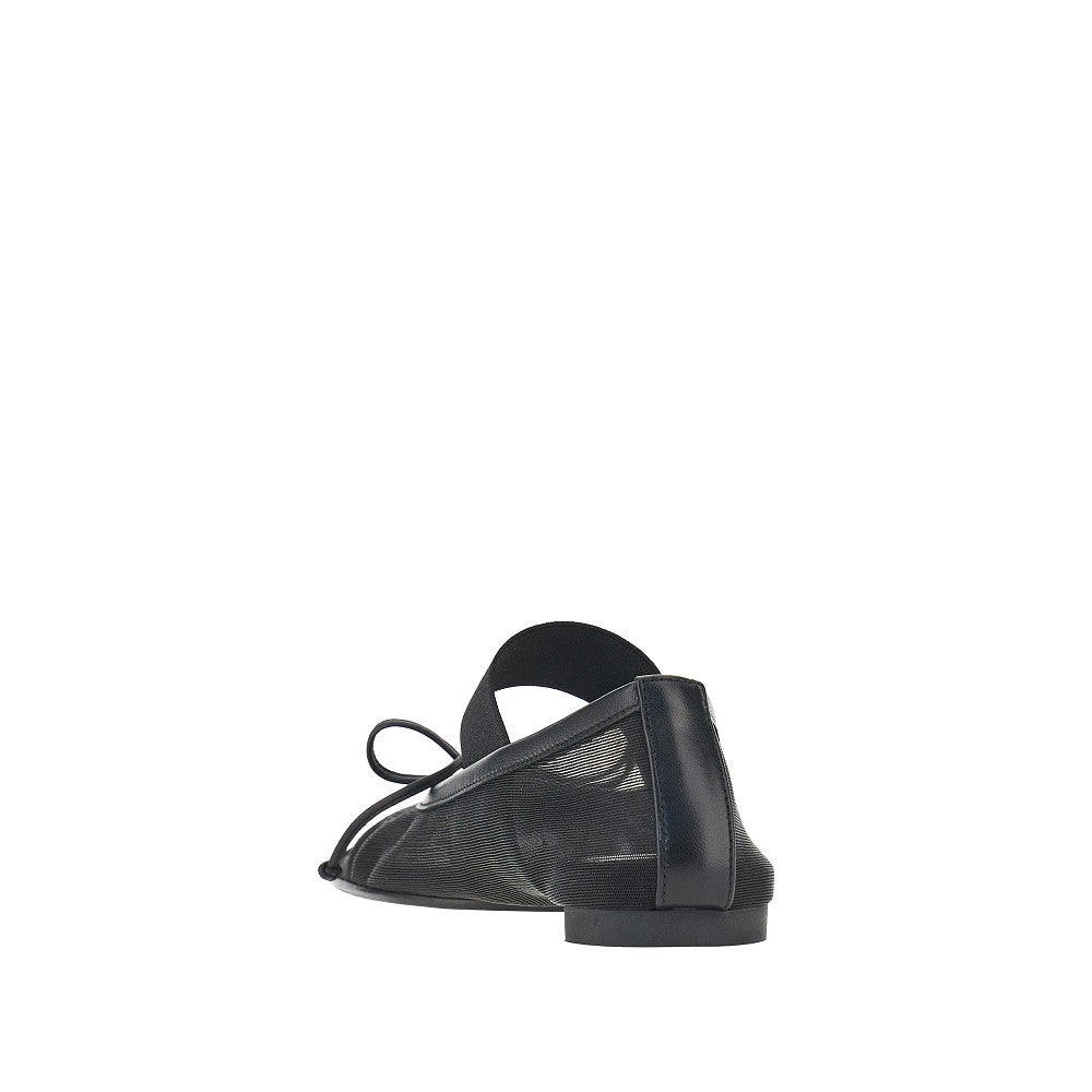 MM6 Maison Margiela 'Numeric Anatomic' mesh ballerinas