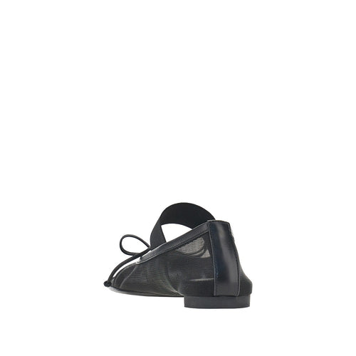 MM6 Maison Margiela 'Numeric Anatomic' mesh ballerinas