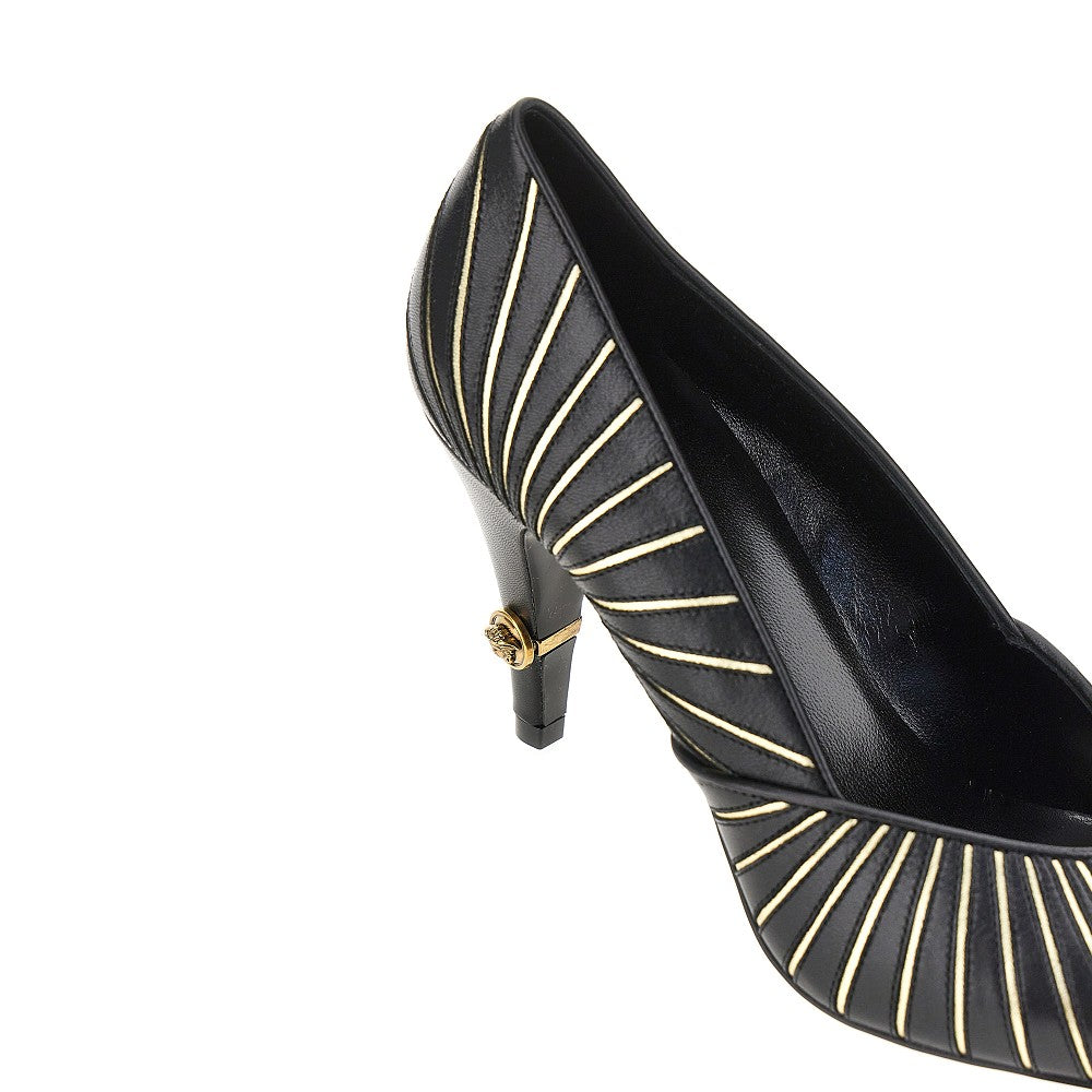 VERSACE Gianni' nappa leather pumps