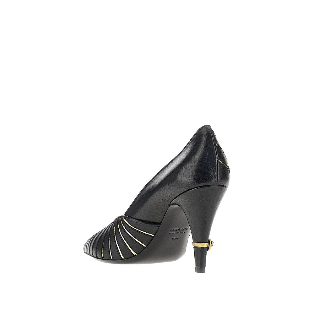 VERSACE Gianni' nappa leather pumps