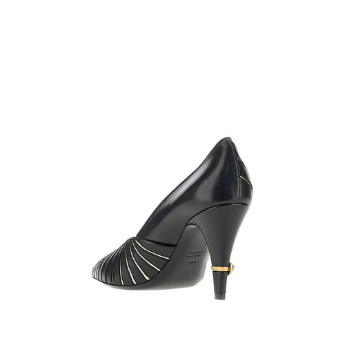 VERSACE Gianni' nappa leather pumps