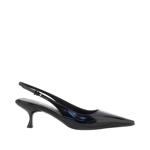 PRADA Spazzolato leather Re-Edition slingback pumps
