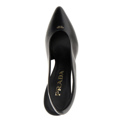 PRADA Leather slingback pumps
