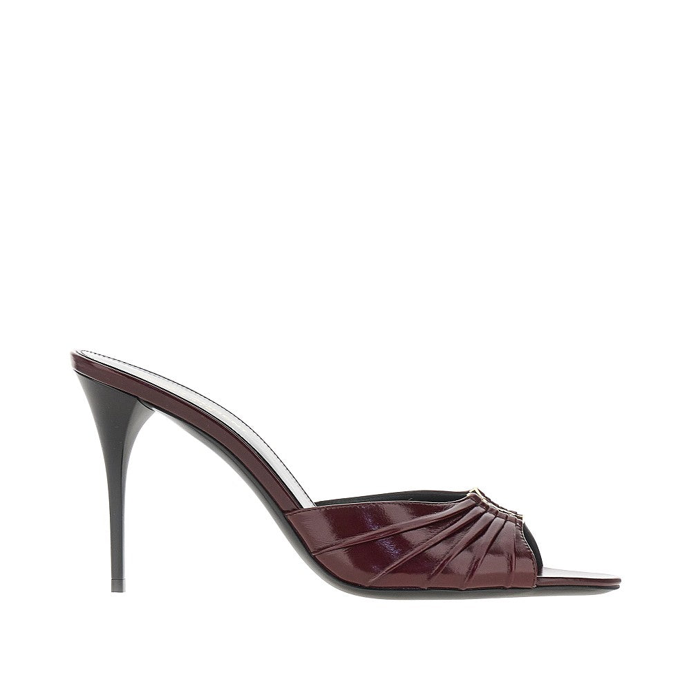 SAINT LAURENT Babylone' leather mules