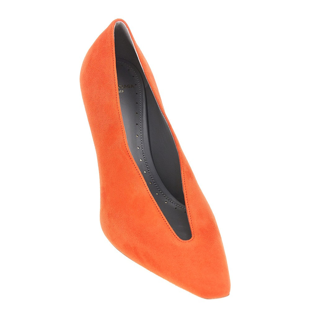 BALENCIAGA 'Duchesse' suede leather pumps