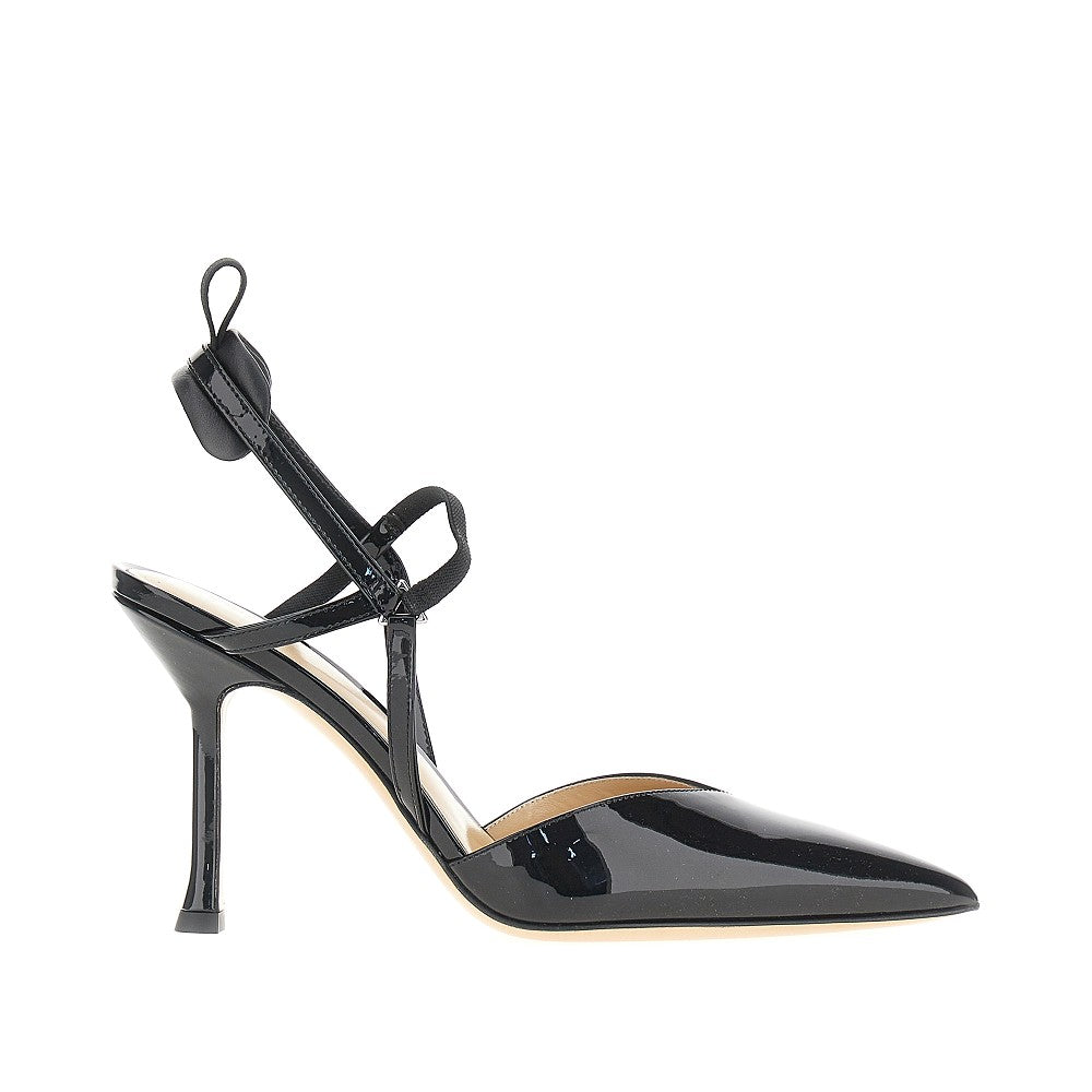 FENDI Patent leather 'Very Colibrì' slingback pumps