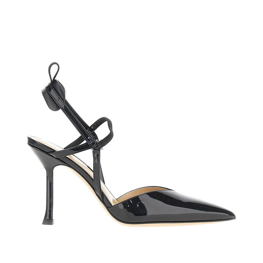 FENDI Patent leather 'Very Colibrì' slingback pumps