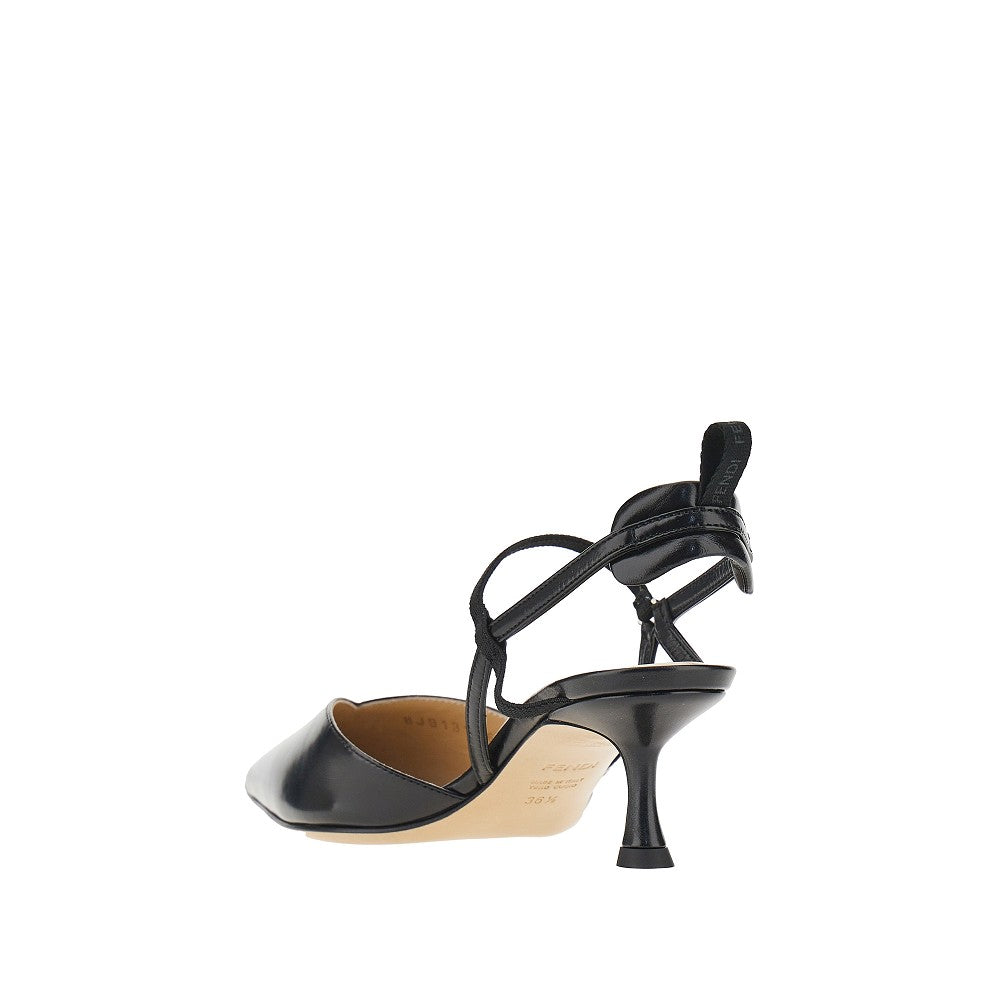 Fendi 'Very Colibry' leather slingback pumps