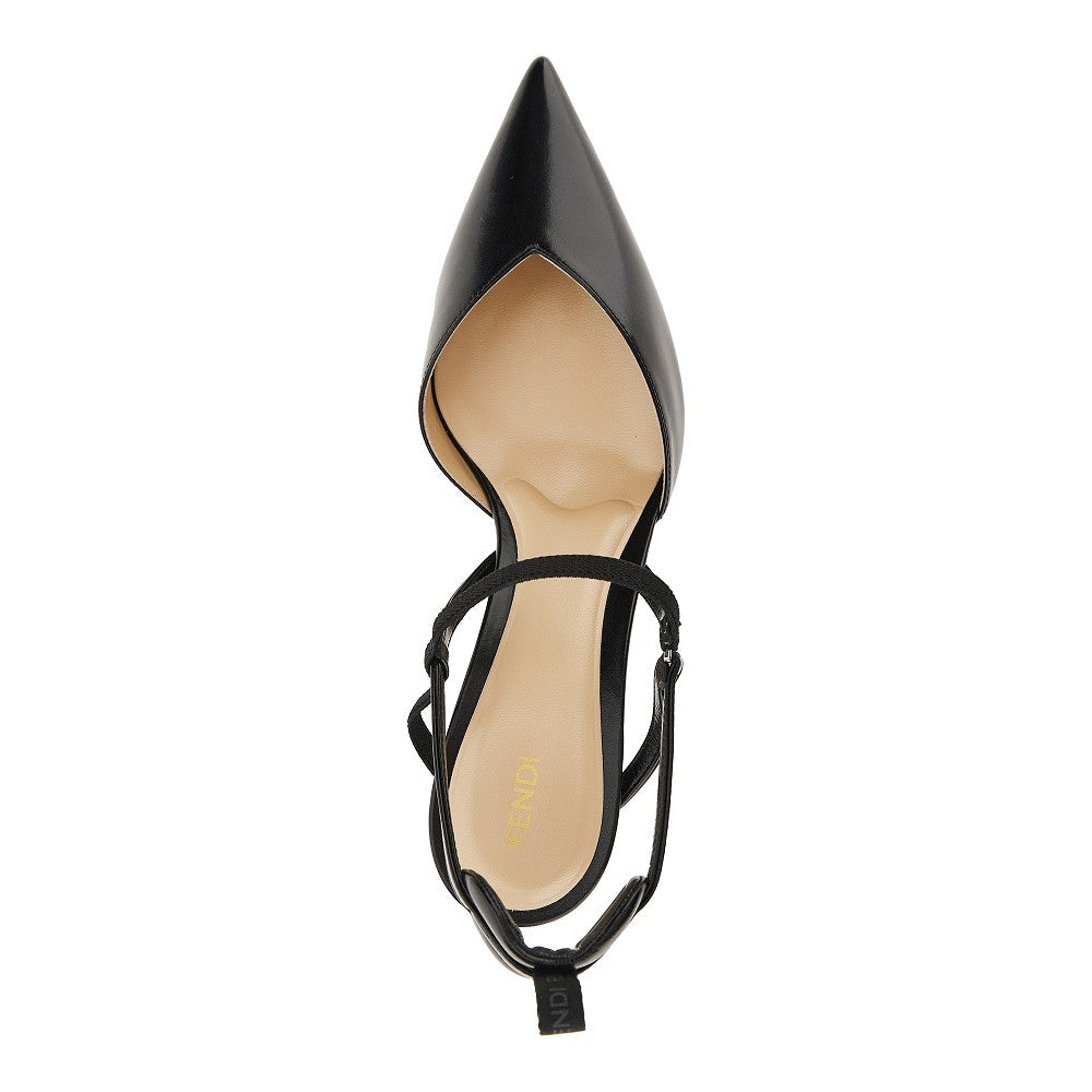 Fendi 'Very Colibry' leather slingback pumps