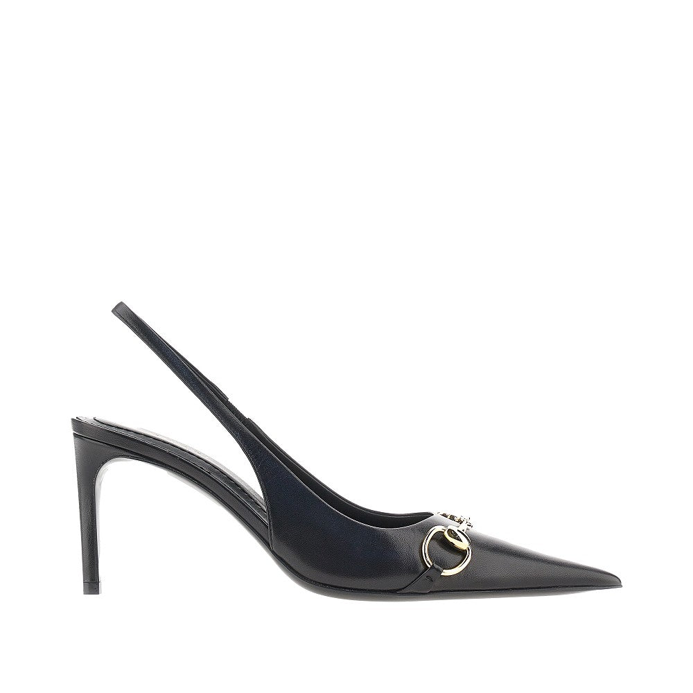 Gucci 'Donna' leather slingback pumps
