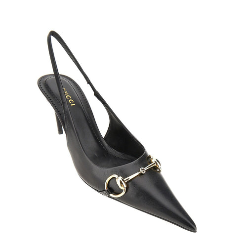 Gucci 'Donna' leather slingback pumps