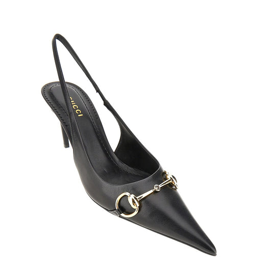 Gucci 'Donna' leather slingback pumps