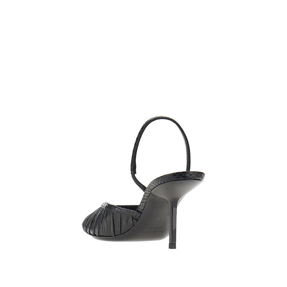 Saint Laurent 'Folie' leather slingback pumps