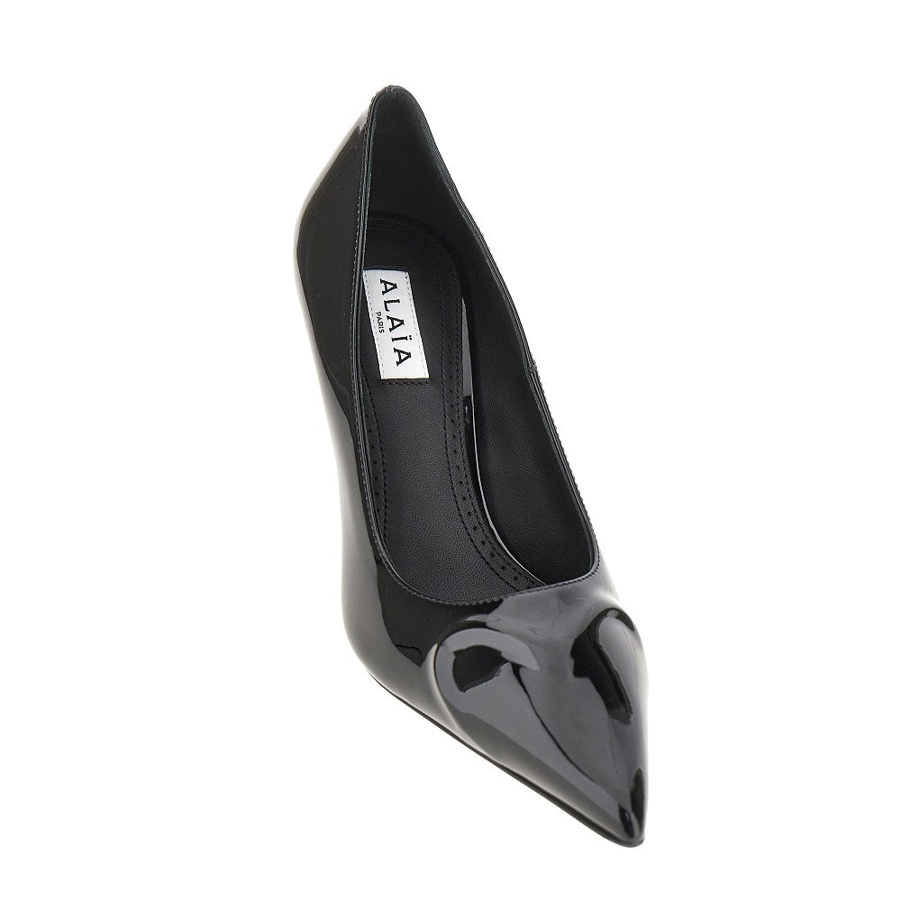 ALAIA Le Cœur 3D' patent leather pumps
