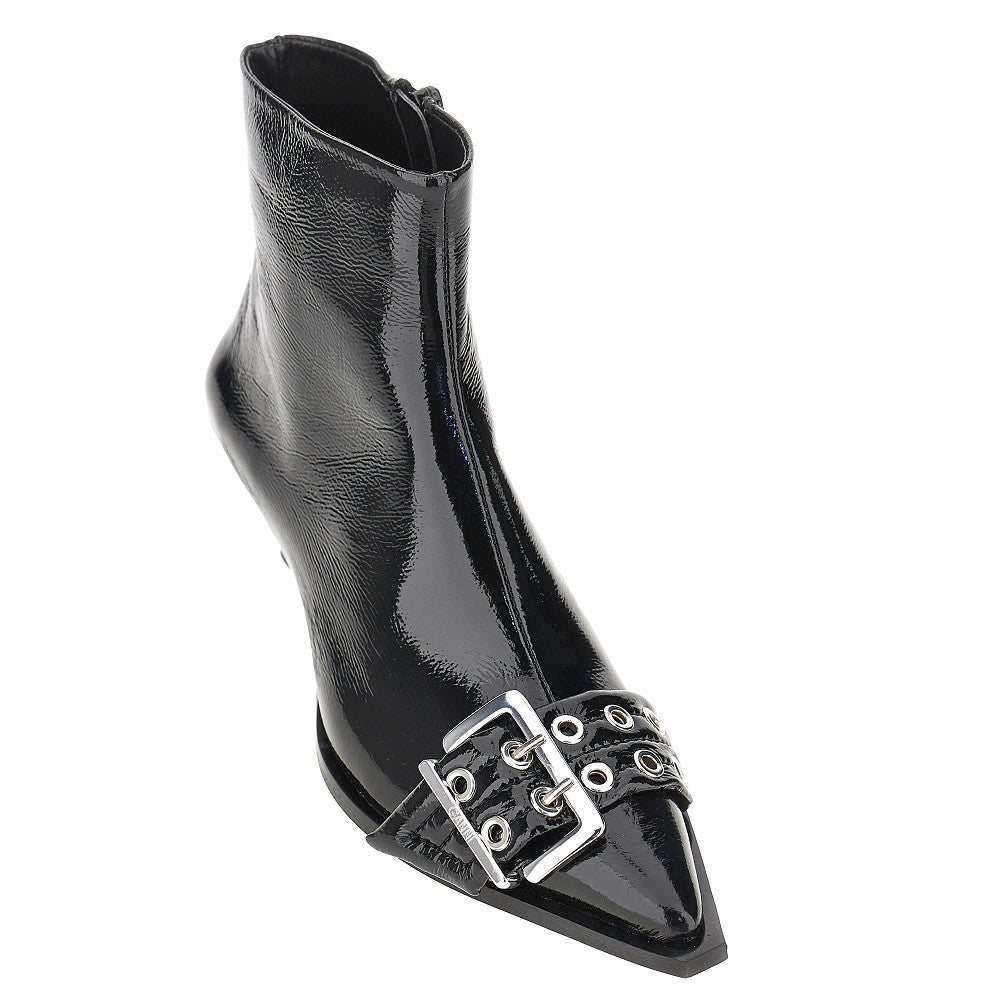 Ganni Faux leather boots