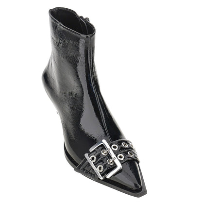 Ganni Faux leather boots