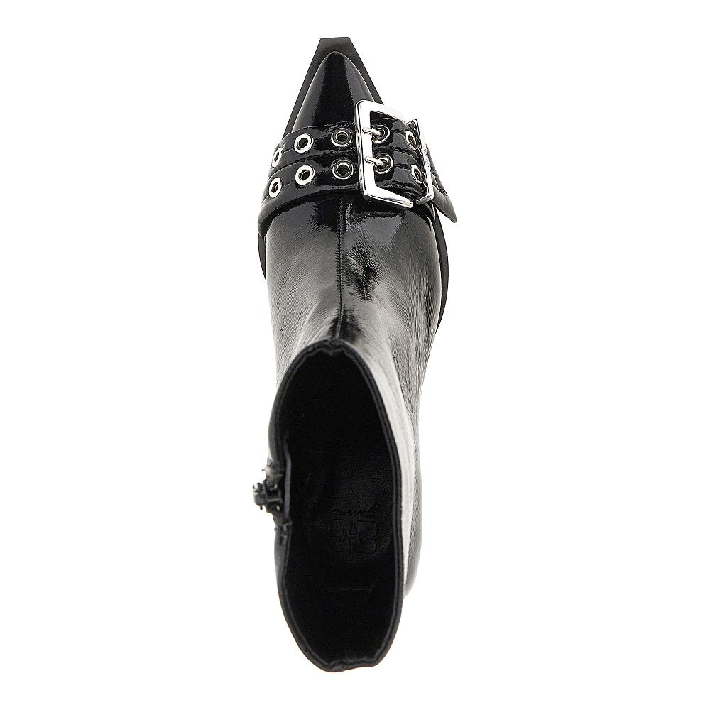 Ganni Faux leather boots