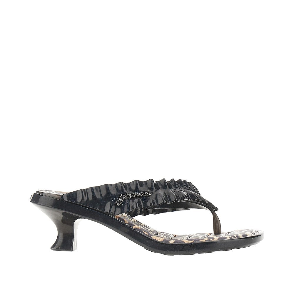Ganni GANNI x Melissa rubber thong heel