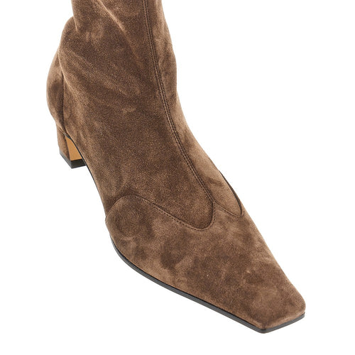 Khaite Stretch suede leather 'Nevada' boots