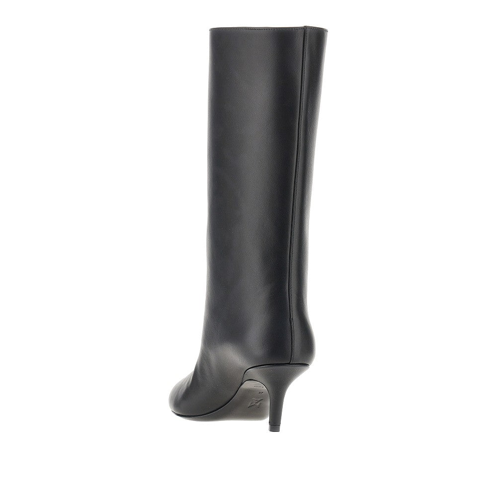 Amina Muaddi Nappa leather 'Fiona' boots