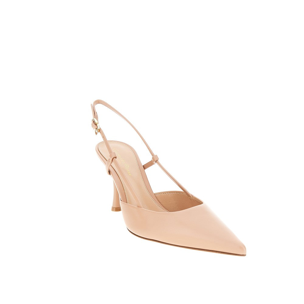 GIANVITO ROSSI Leather 'Ascent' slingback pumps