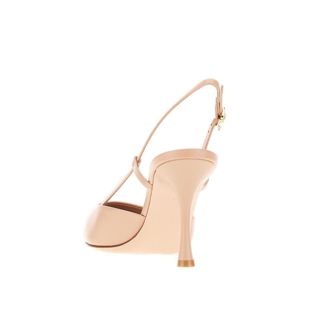 GIANVITO ROSSI Leather 'Ascent' slingback pumps