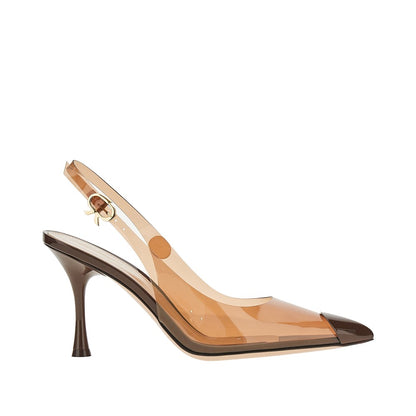GIANVITO ROSSI Diana' Plexi slingback pumps