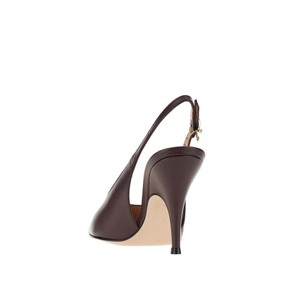 GIANVITO ROSSI Sofia' leather slingback pumps