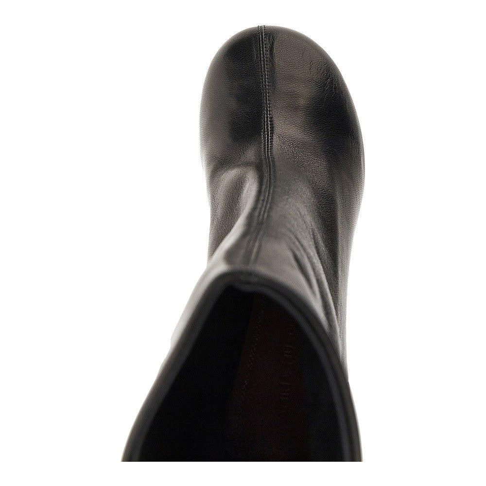 Amina Muaddi 'Iris' nappa leather ankle boots
