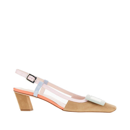 ROGER VIVIER Belle Vivier' multicoloured slingback pumps
