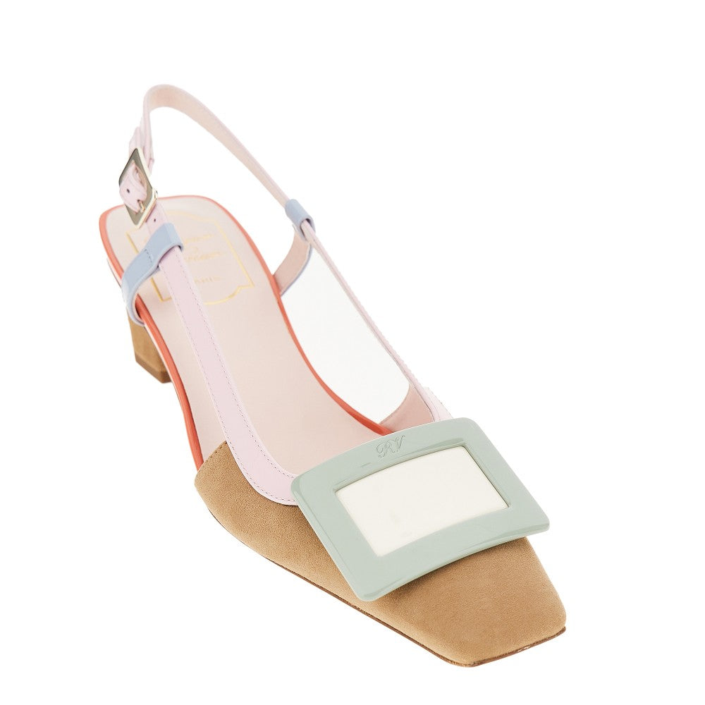 ROGER VIVIER Belle Vivier' multicoloured slingback pumps